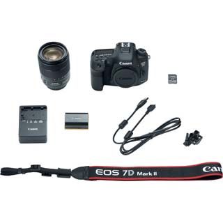 Canon EOS 7D Mark II DSLR Camera with 18-135mm f3.5-5.6 IS USM Lens & W-E1 Wi-Fi Adapter